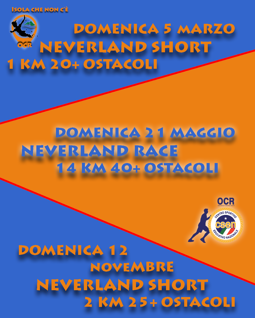 Neverland race & short 2023, volantino