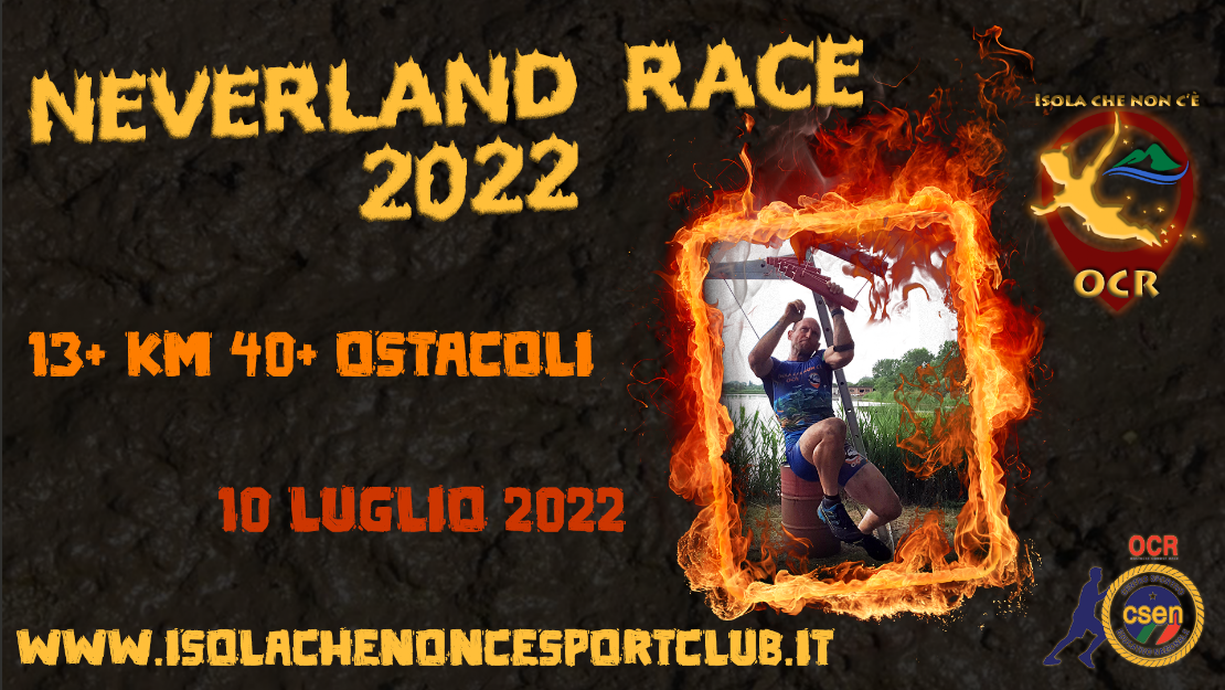Neverland race 2022, volantino